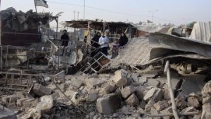 Terrorist-smertnik vzorvalsja u sten MVD Bagdada