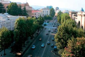 Жители Тбилиси протестуют против названия Московского проспекта
